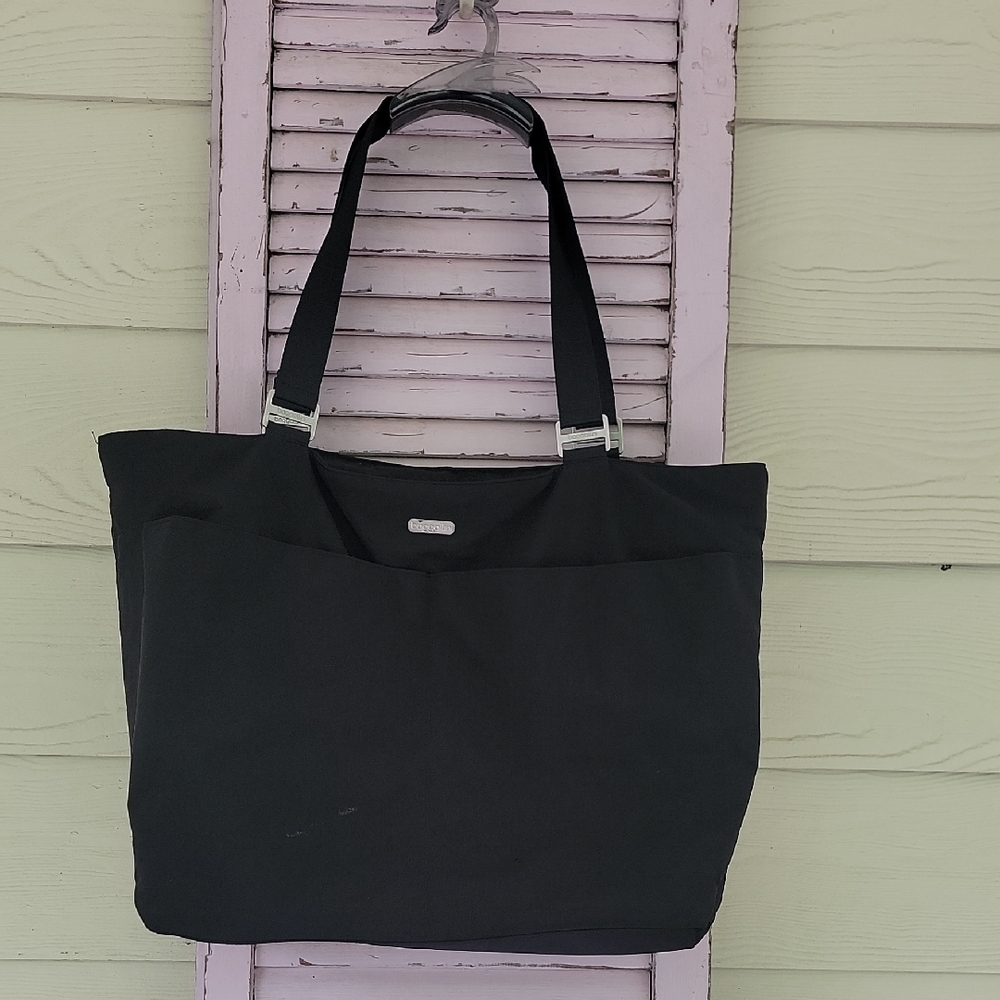 💗 BAGGALINNI Extra Large Expanding Tote Travel Bag Carry On Black